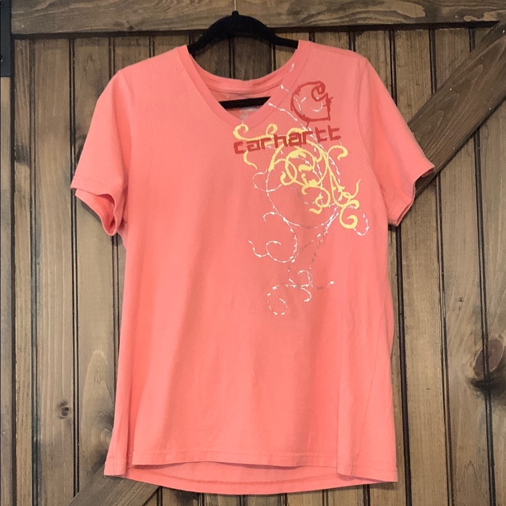 Carhartt Peachy orange Graphic Tee